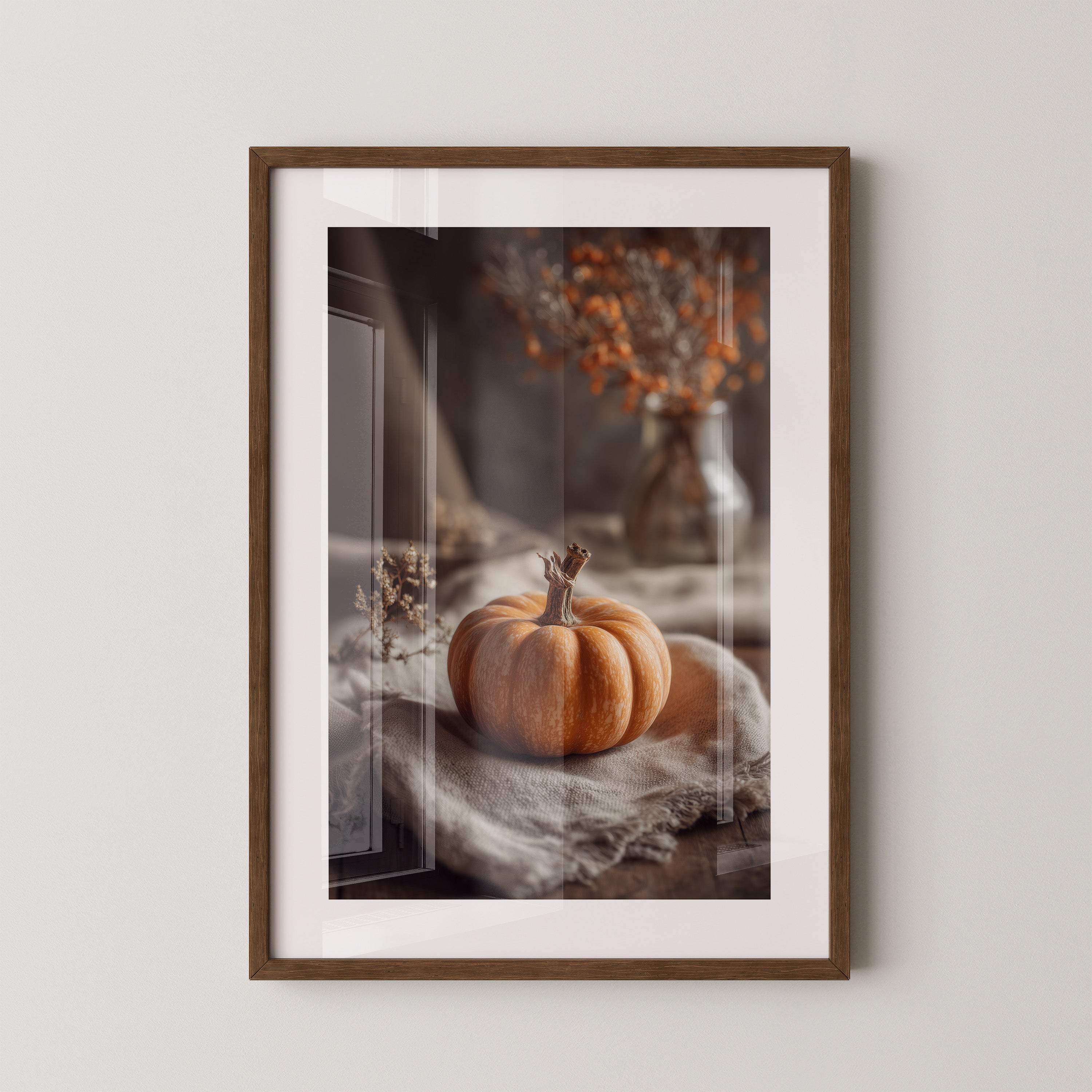 Kürbis Herbst Vintage Stillleben