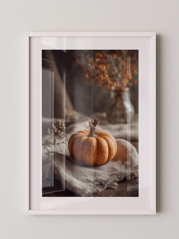 Kürbis Herbst Vintage Stillleben
