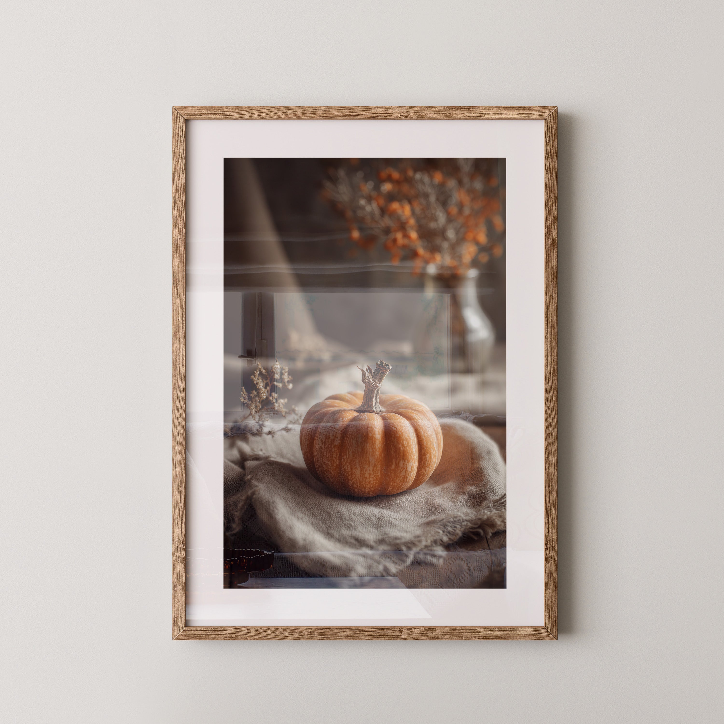 Kürbis Herbst Vintage Stillleben