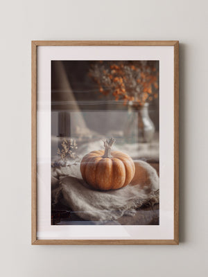 Kürbis Herbst Vintage Stillleben