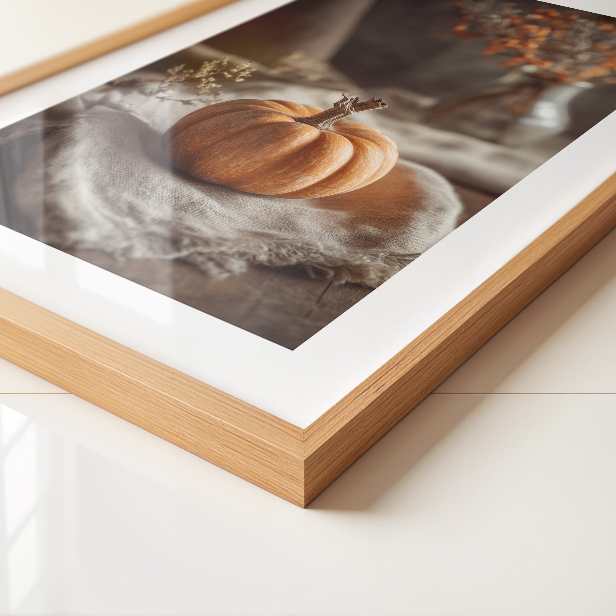 Kürbis Herbst Vintage Stillleben