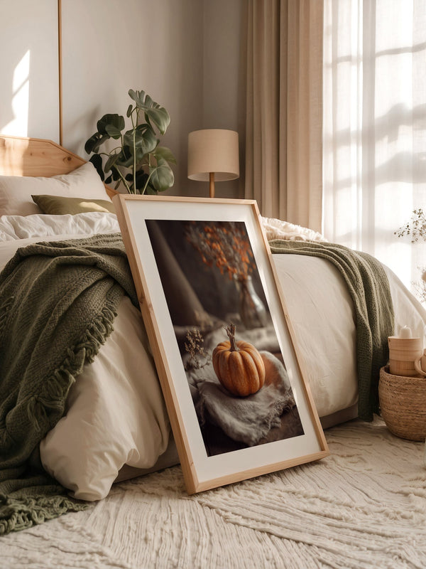 Kürbis Herbst Vintage Stillleben