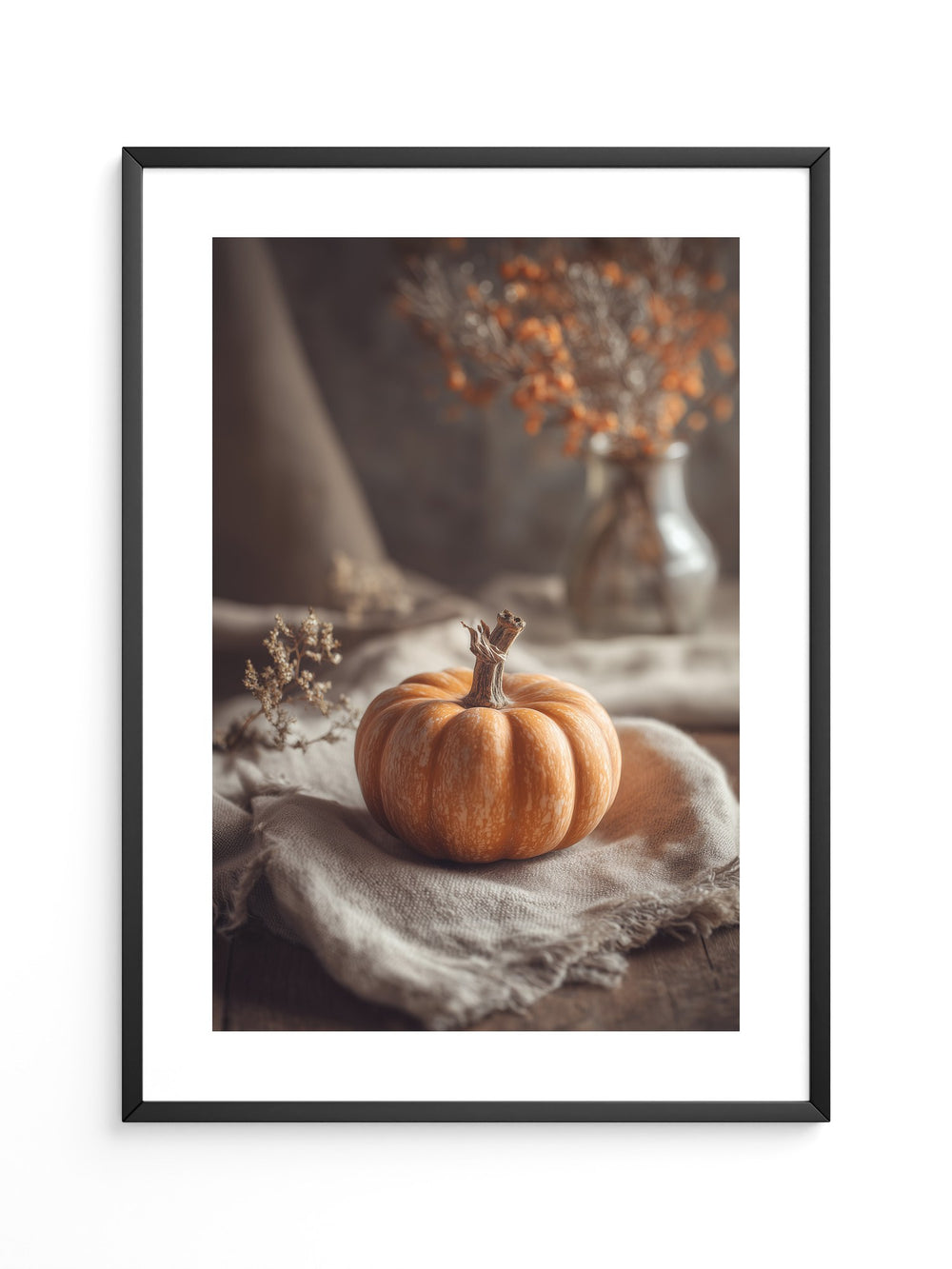 Kürbis Herbst Vintage Stillleben