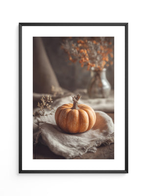 Kürbis Herbst Vintage Stillleben