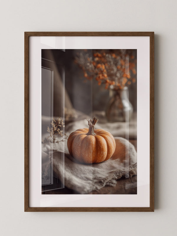 Kürbis Herbst Vintage Stillleben