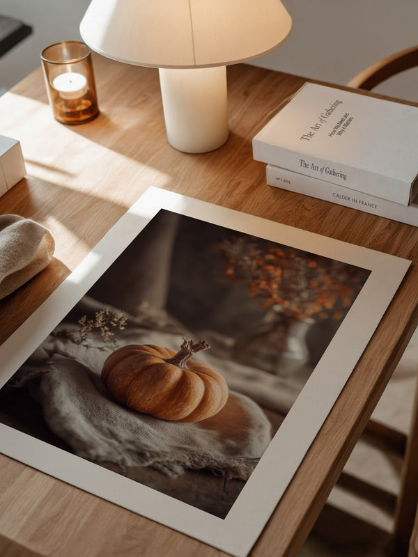 Kürbis Herbst Vintage Stillleben