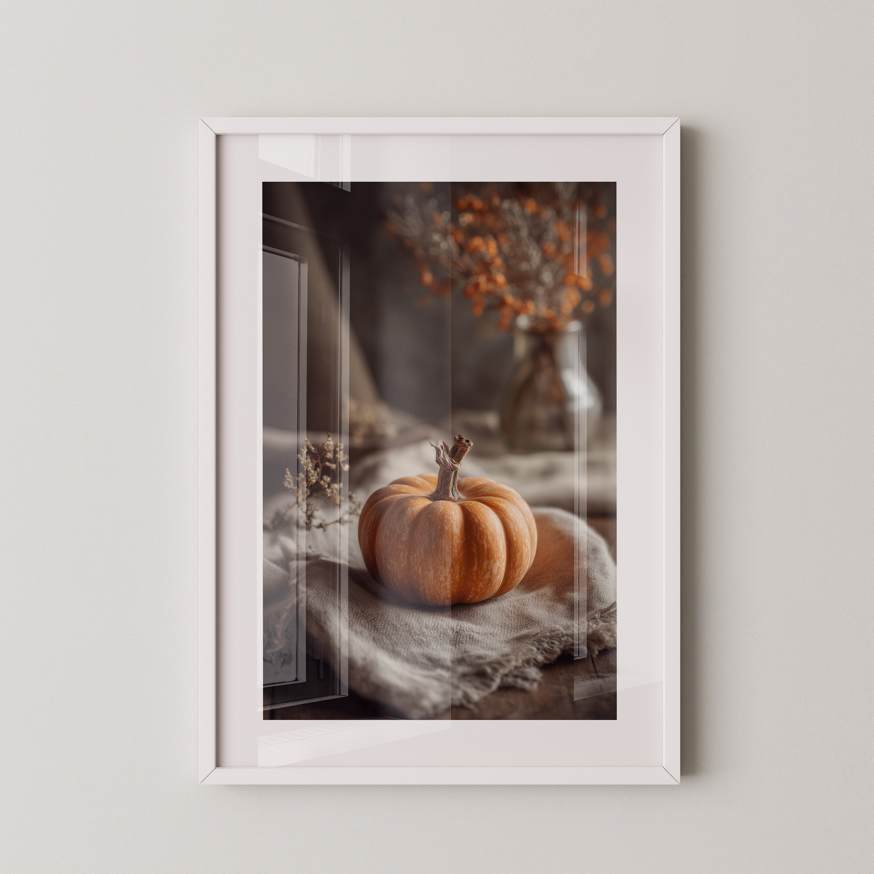 Kürbis Herbst Vintage Stillleben