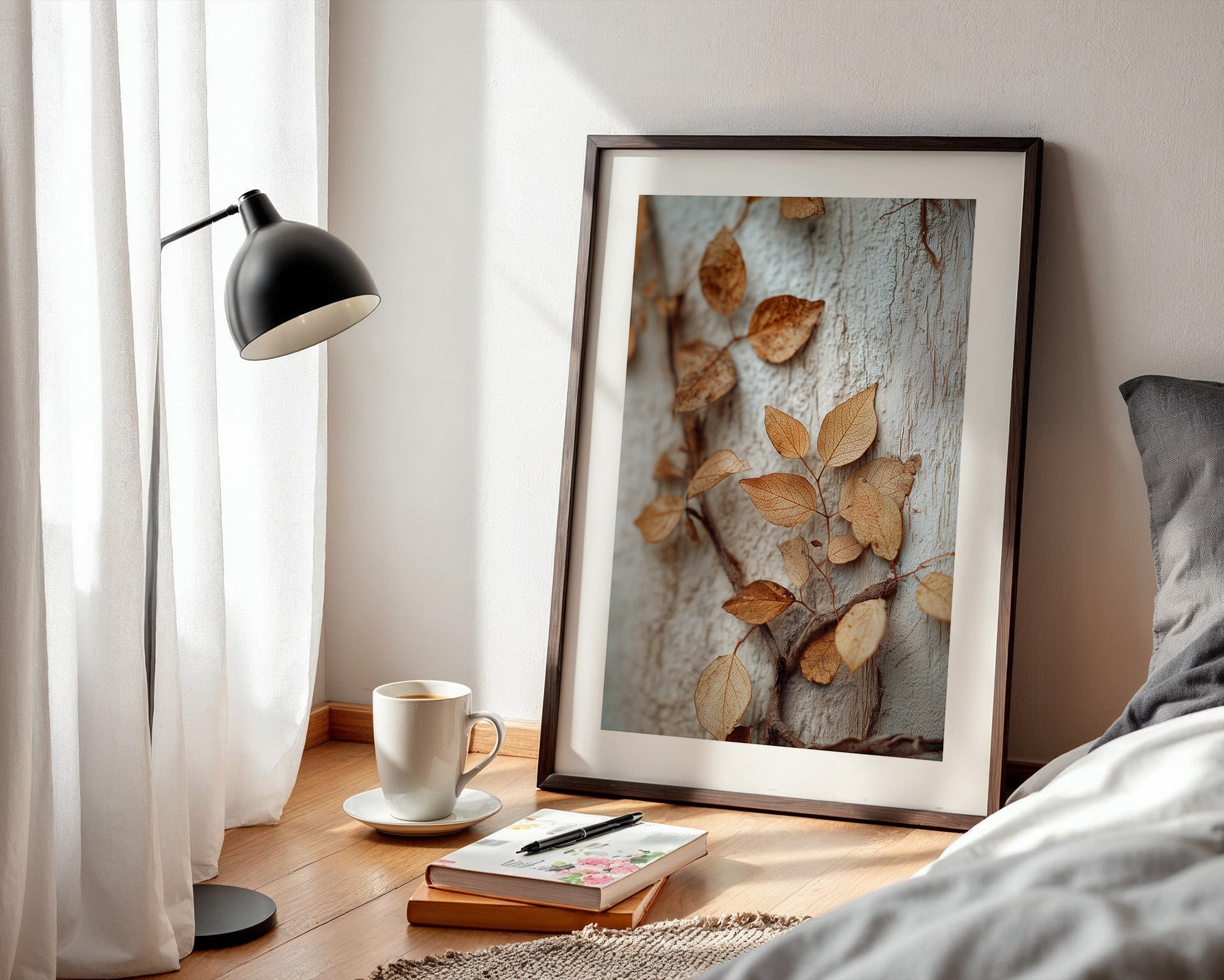 Verwelkte Blätter Nahaufnahme