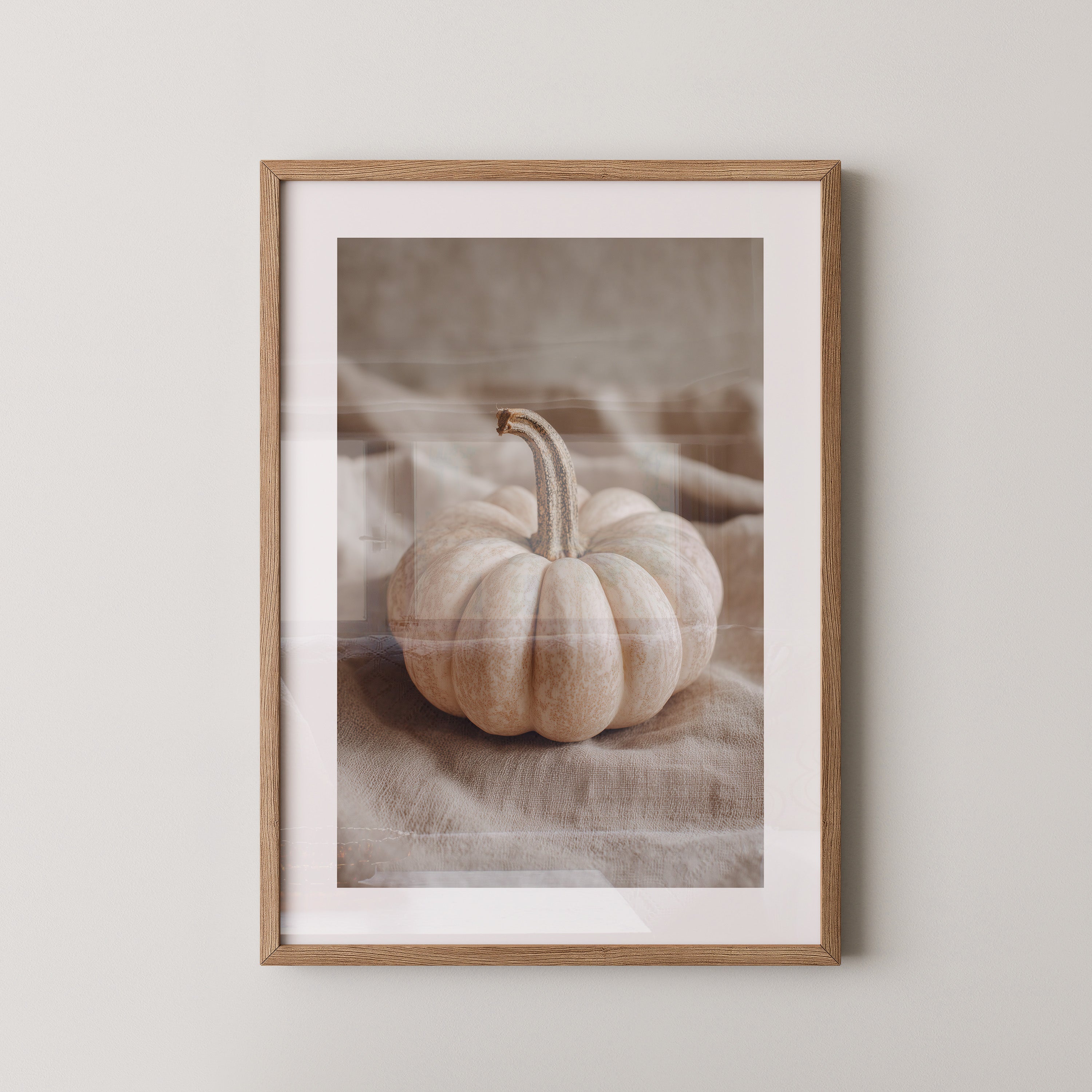 Kürbis Herbst Pastell