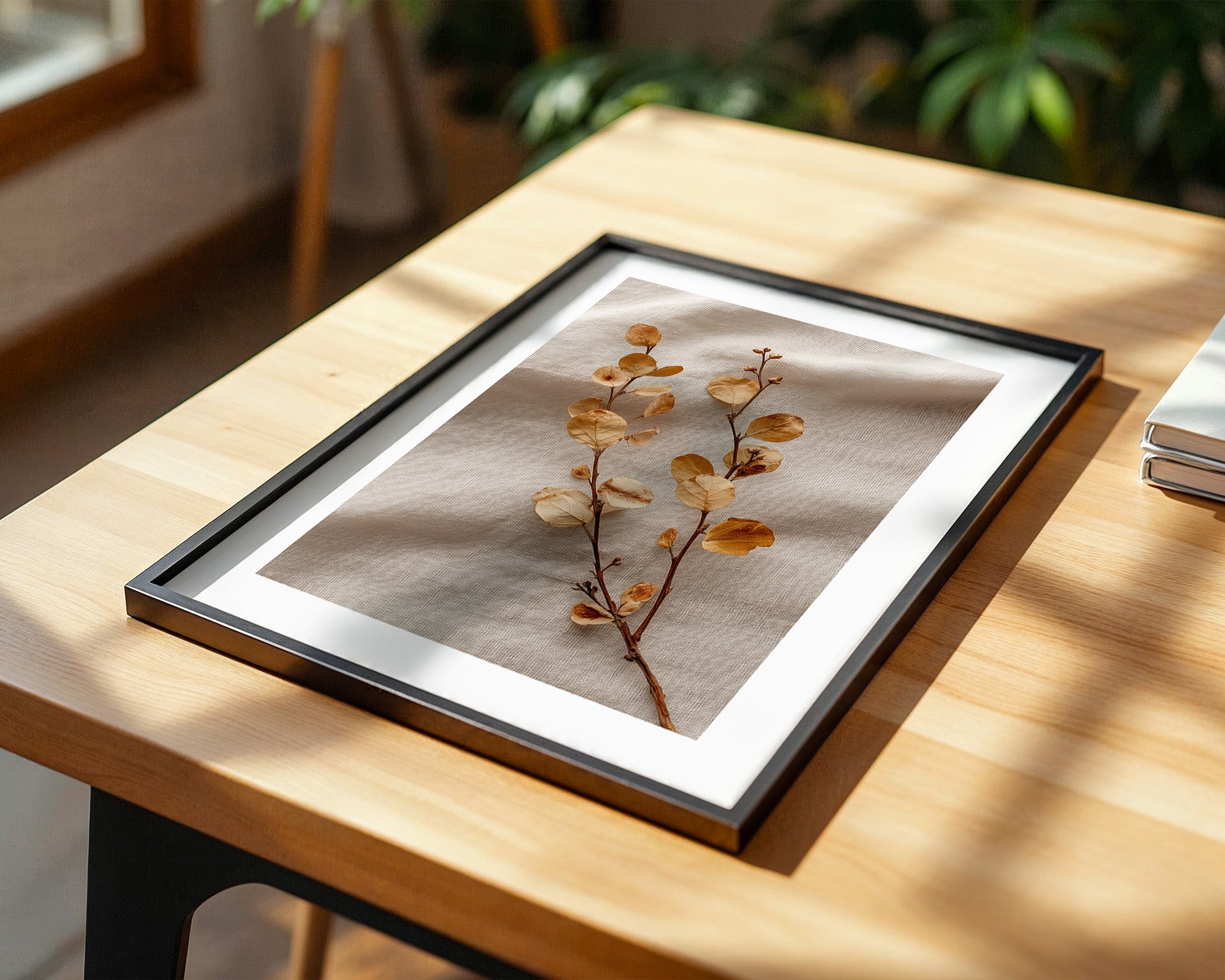 Zweige Beige Struktur