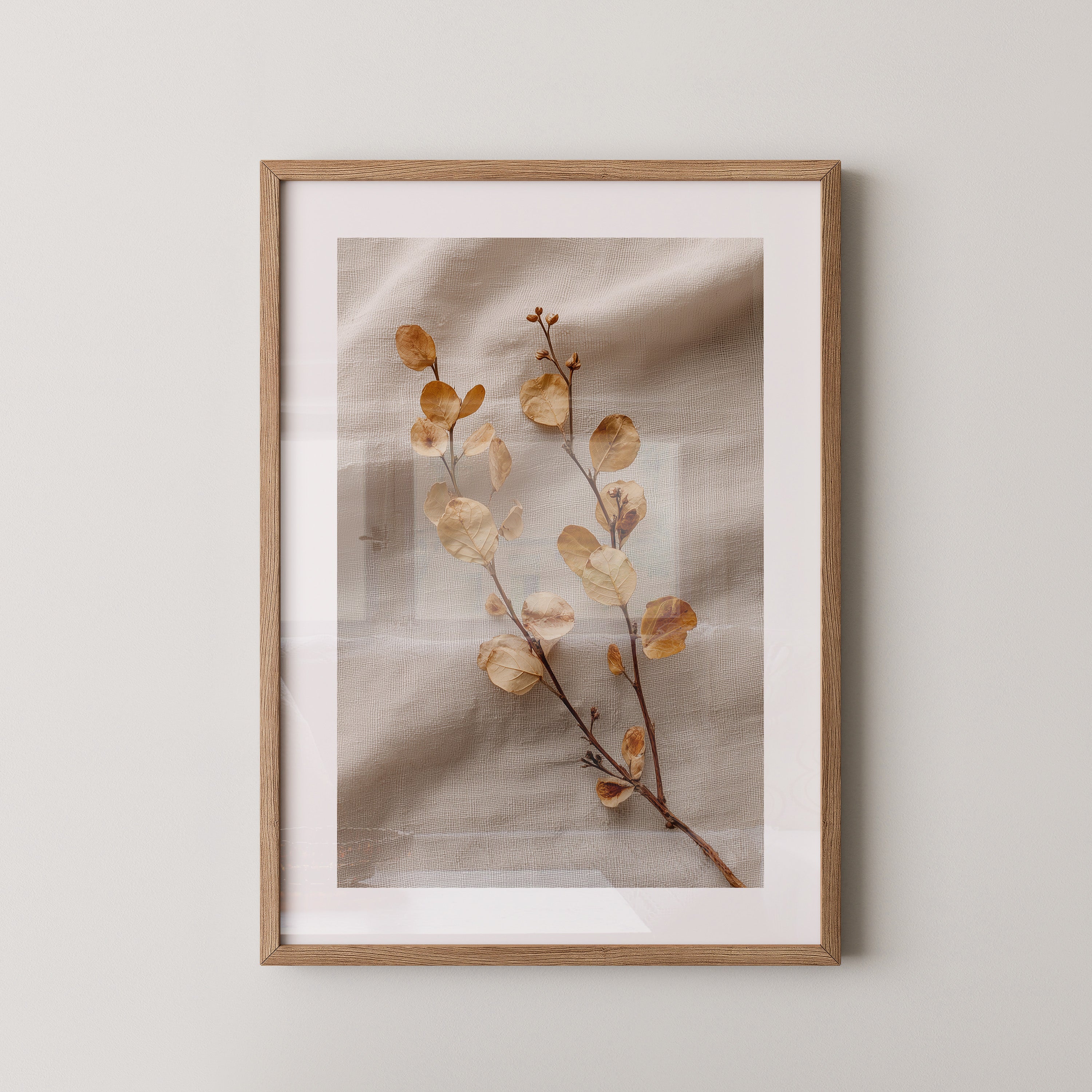 Zweige Beige Struktur