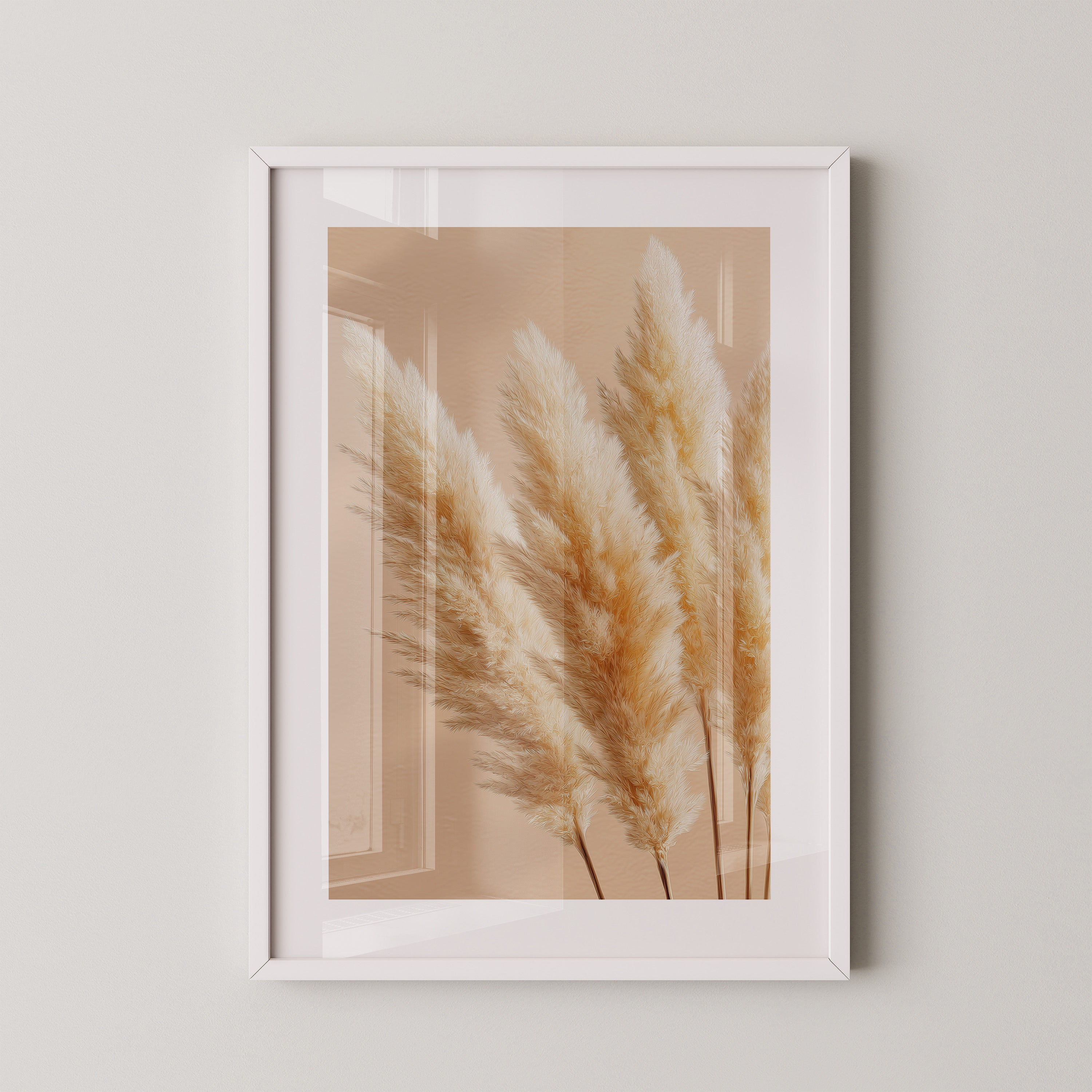 Pampasgras Beige Textur