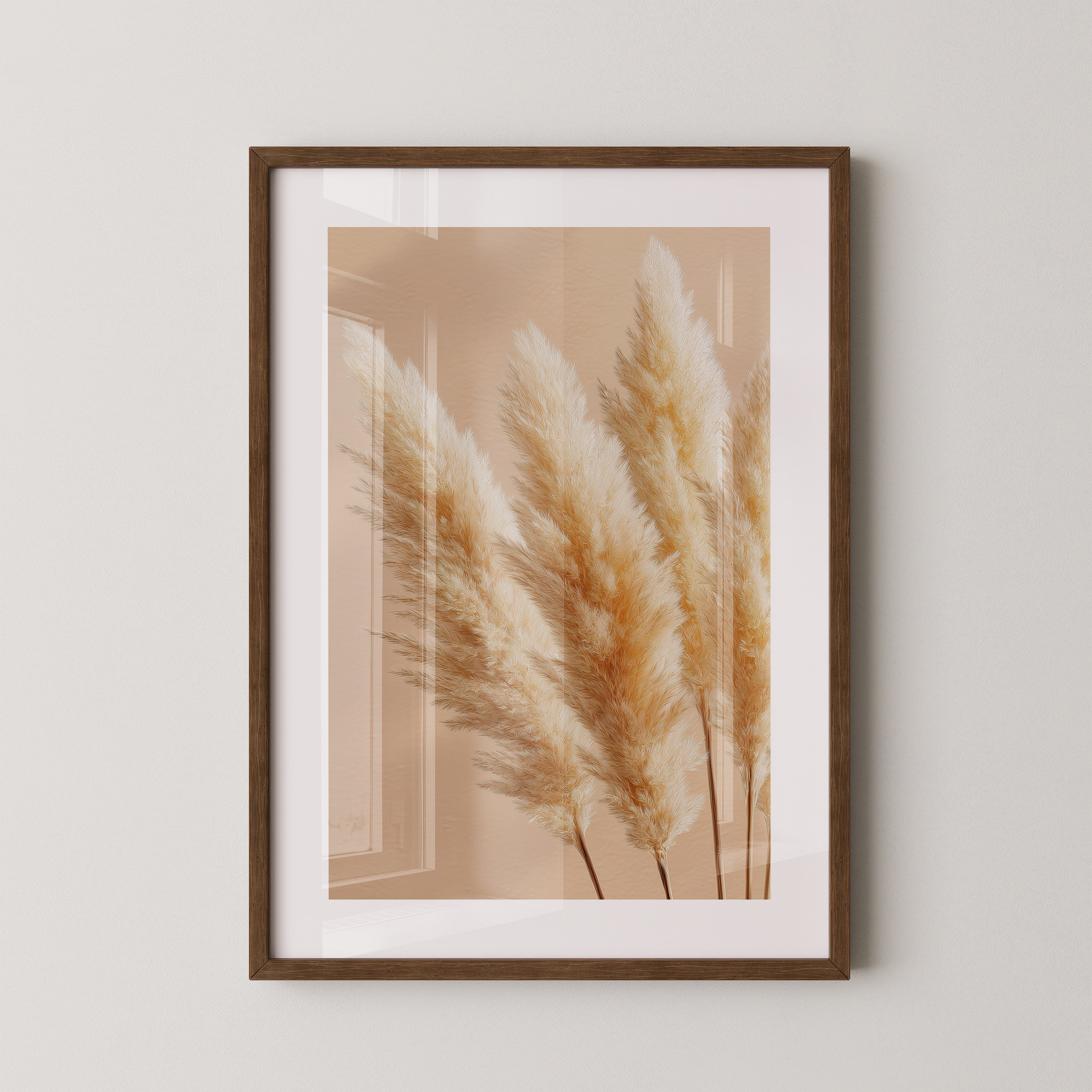 Pampasgras Beige Textur