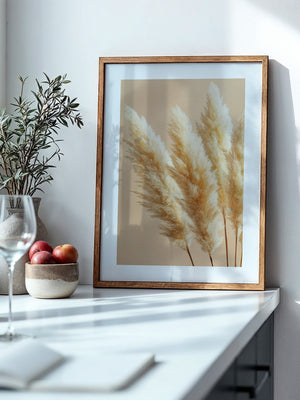 Pampasgras Beige Textur