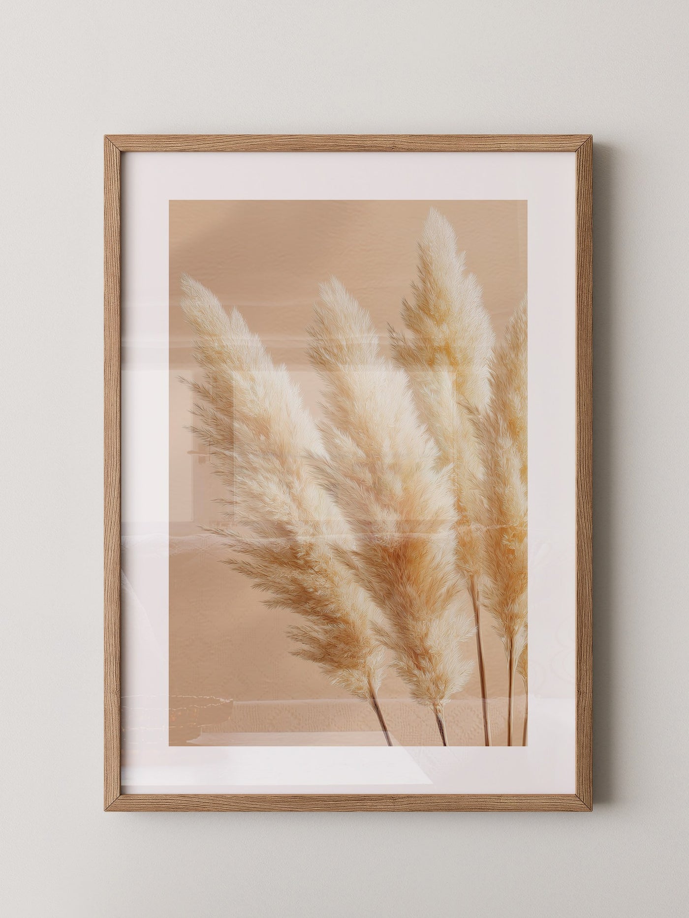 Pampasgras Beige Textur