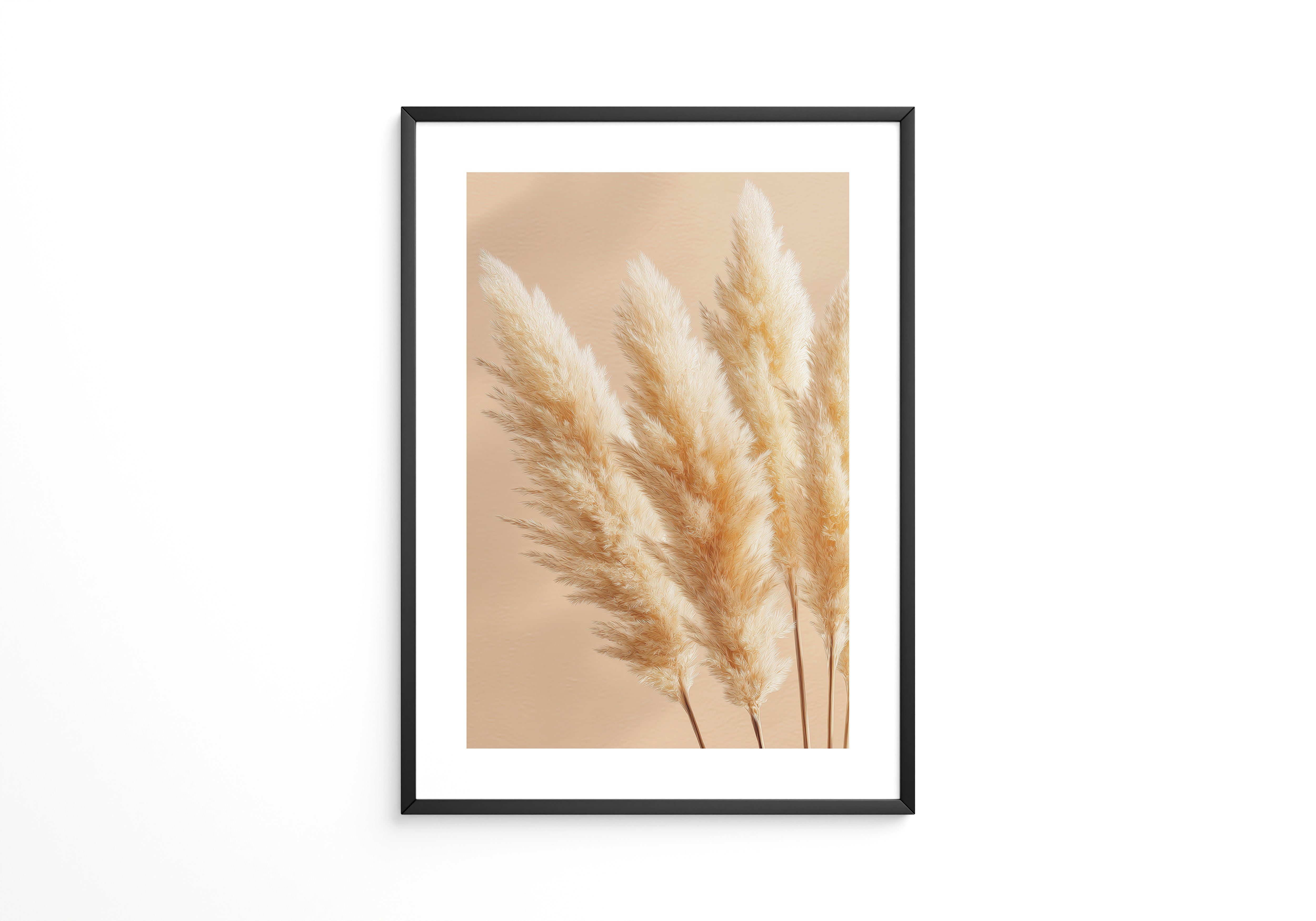 Pampasgras Beige Textur