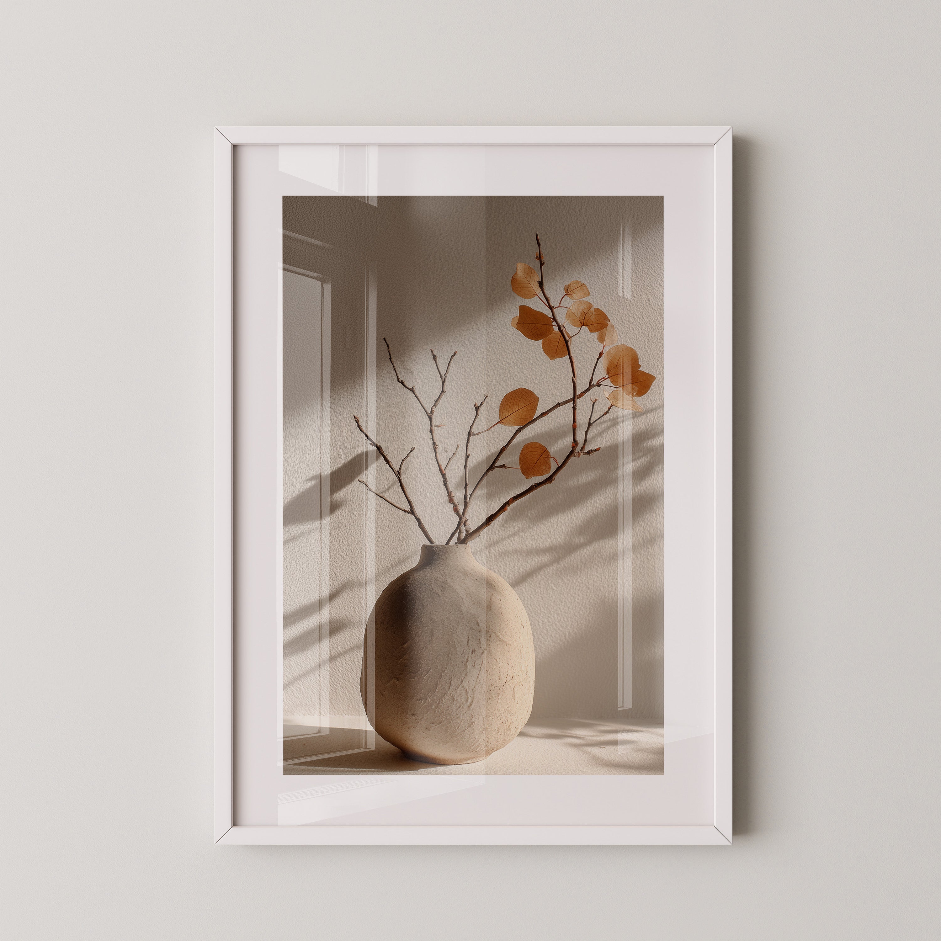 Zweige Violett Herbstton