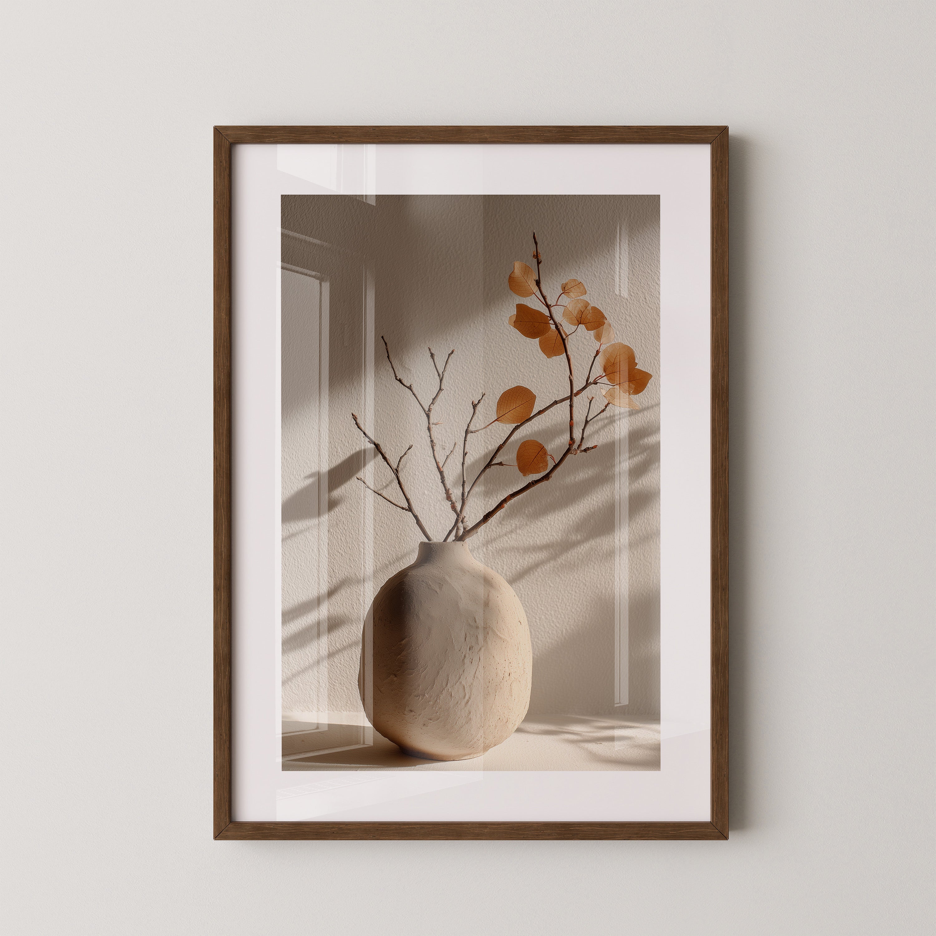 Zweige Violett Herbstton