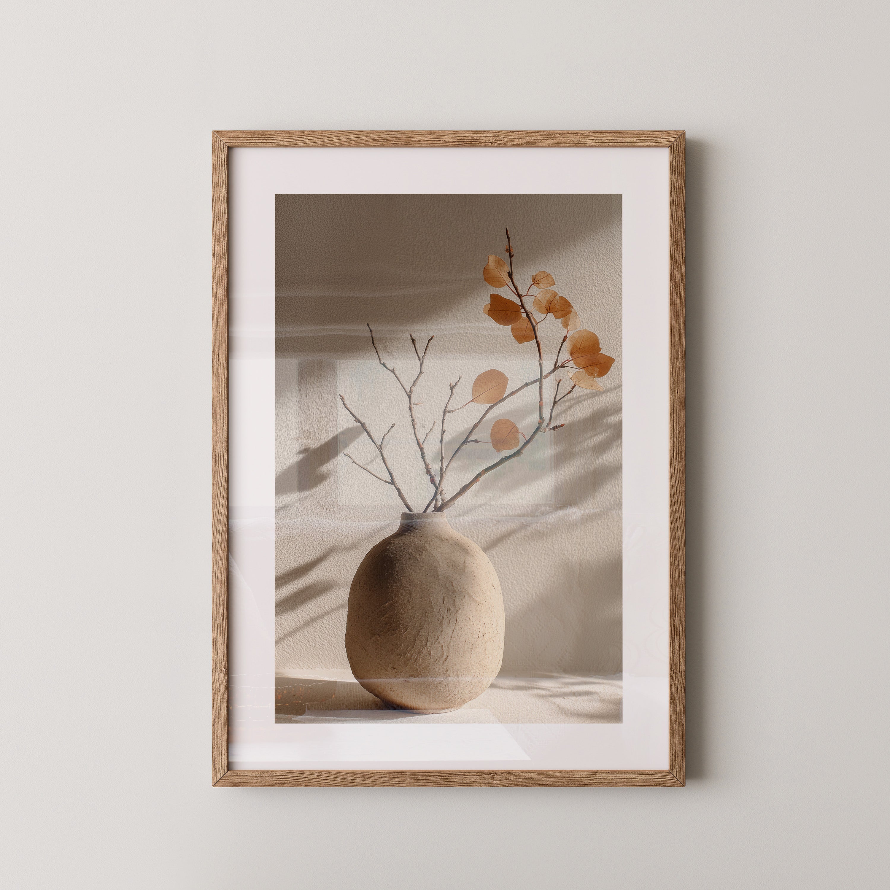 Zweige Violett Herbstton