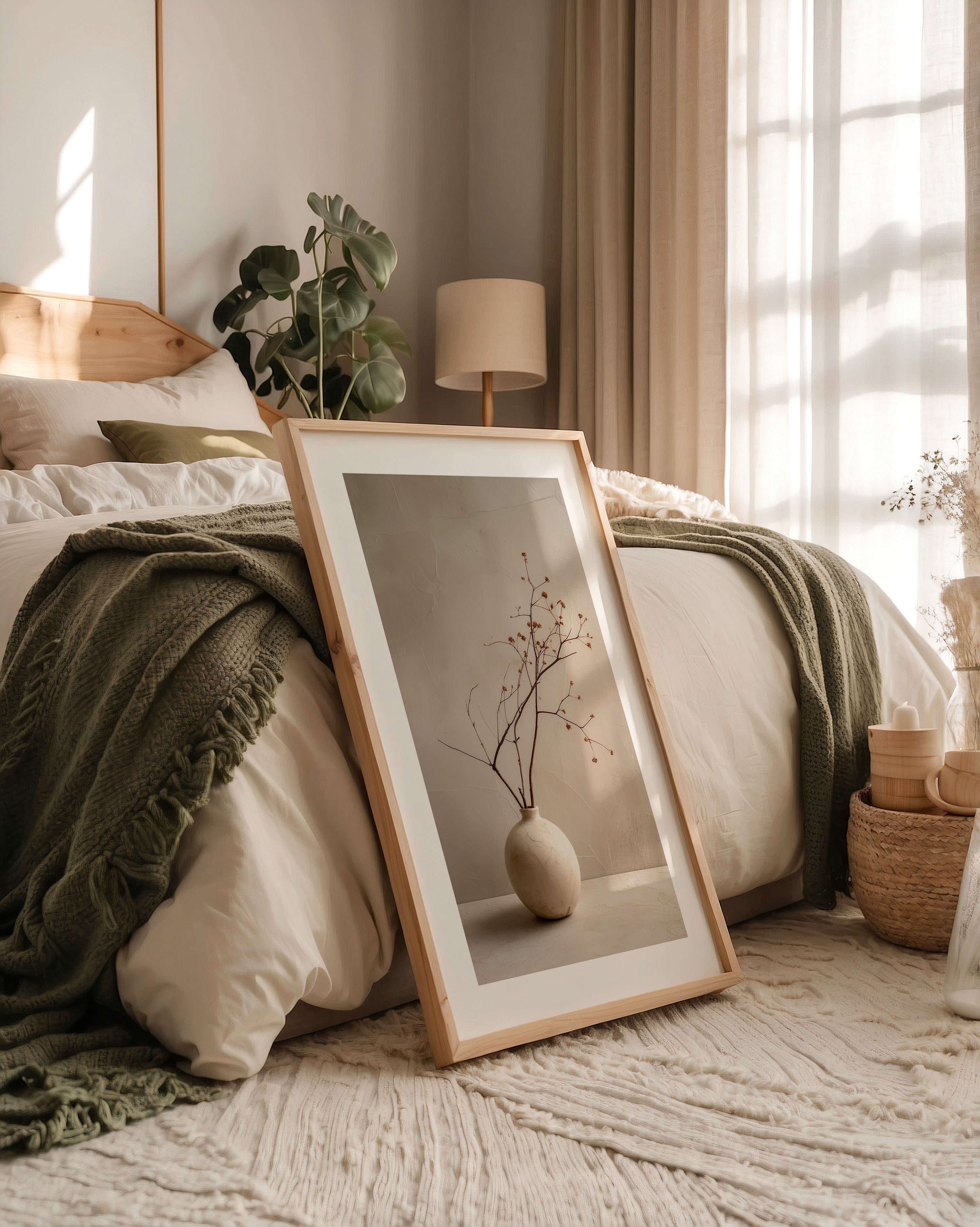 Minimalistischer Zweig Vase