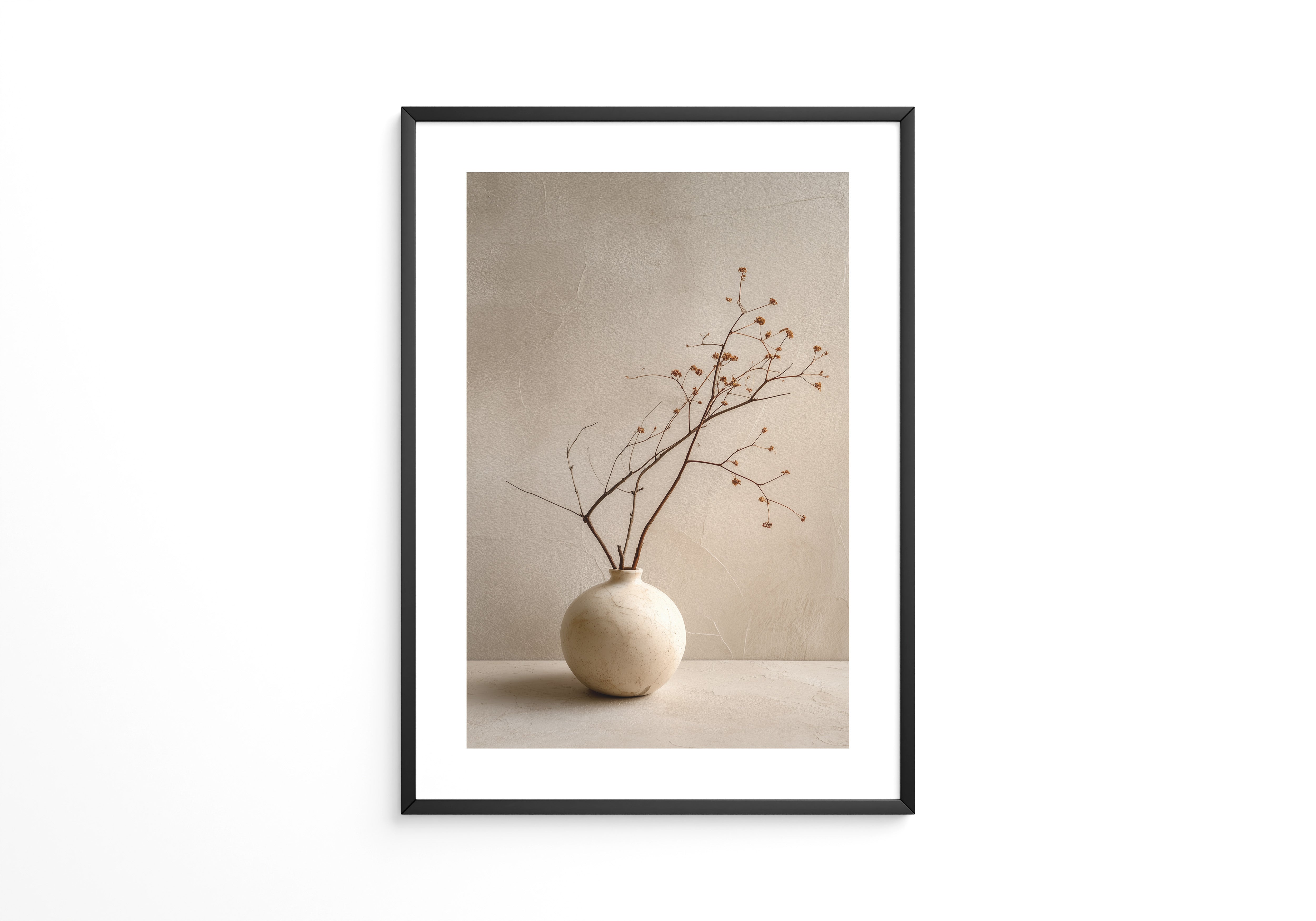 Minimalistischer Zweig Vase