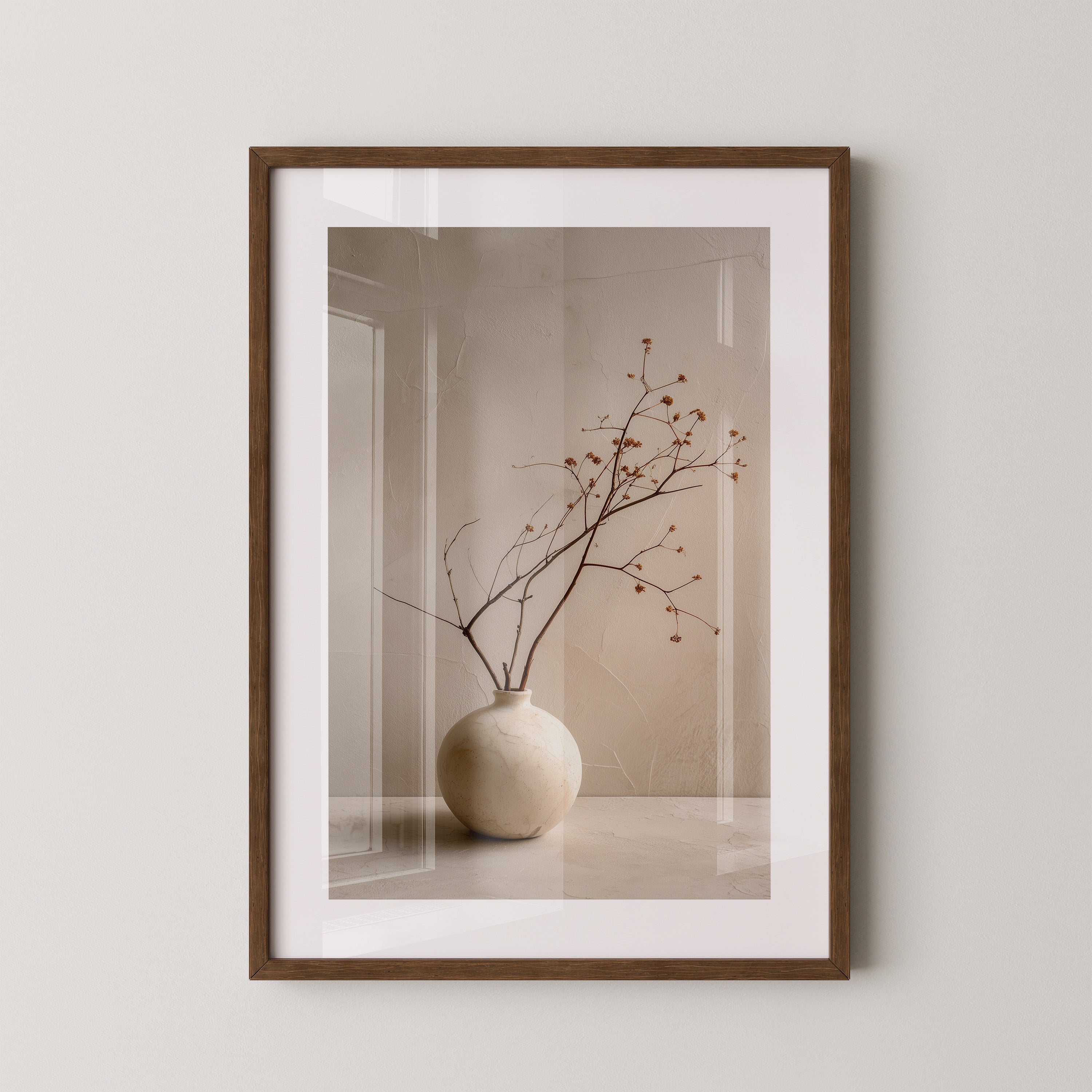 Minimalistischer Zweig Vase