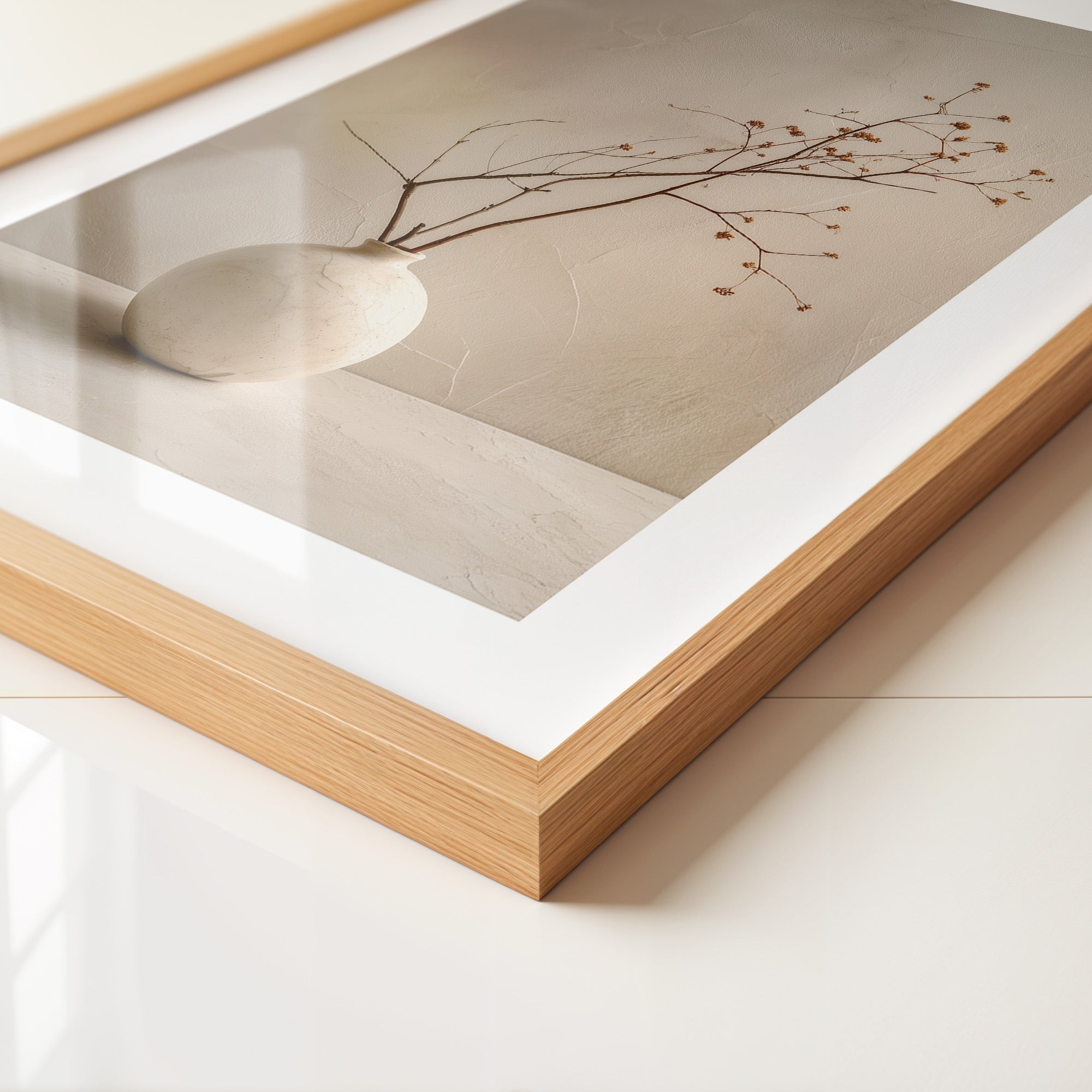 Minimalistischer Zweig Vase