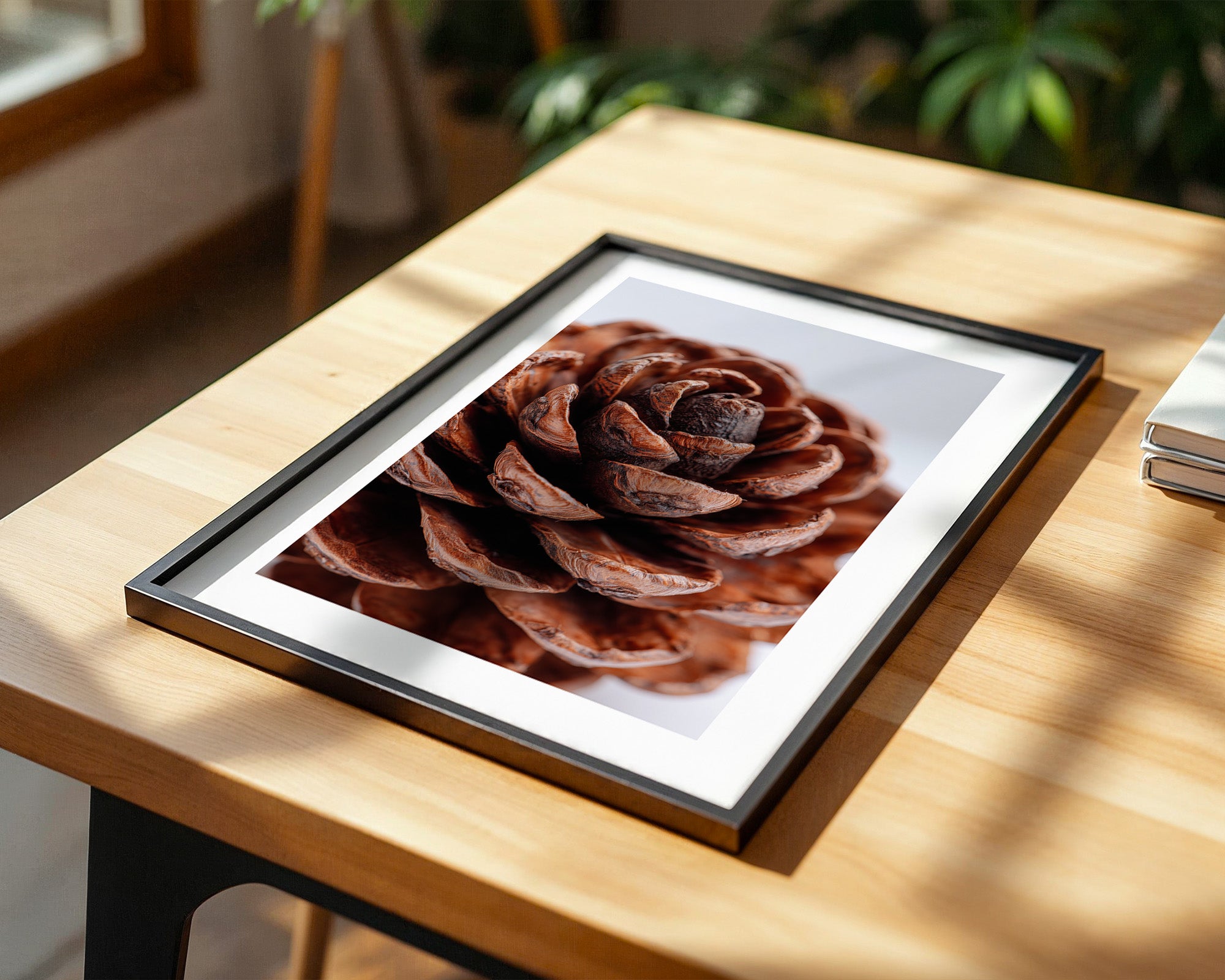 Zapfen Nahaufnahme Holzstruktur