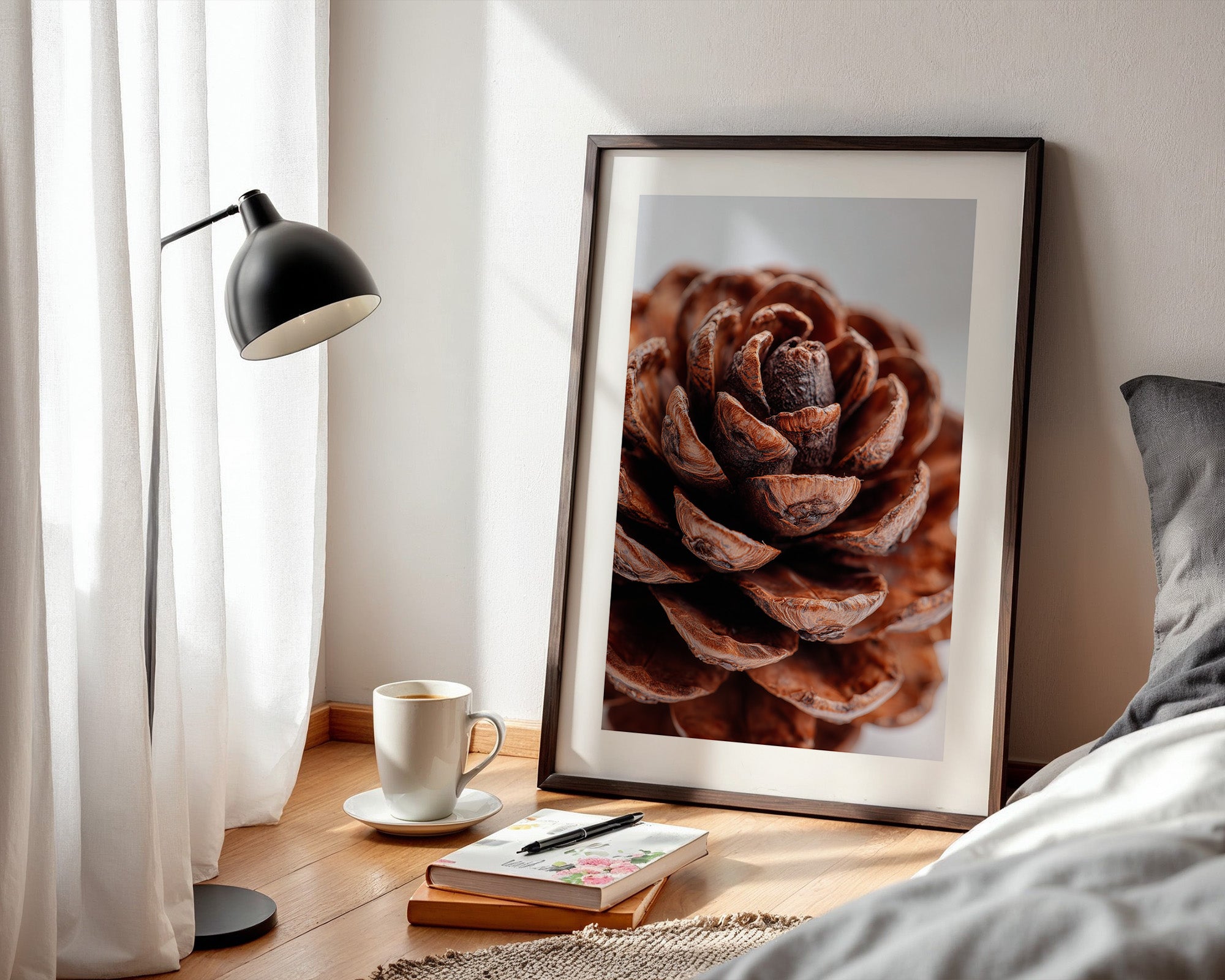 Zapfen Nahaufnahme Holzstruktur