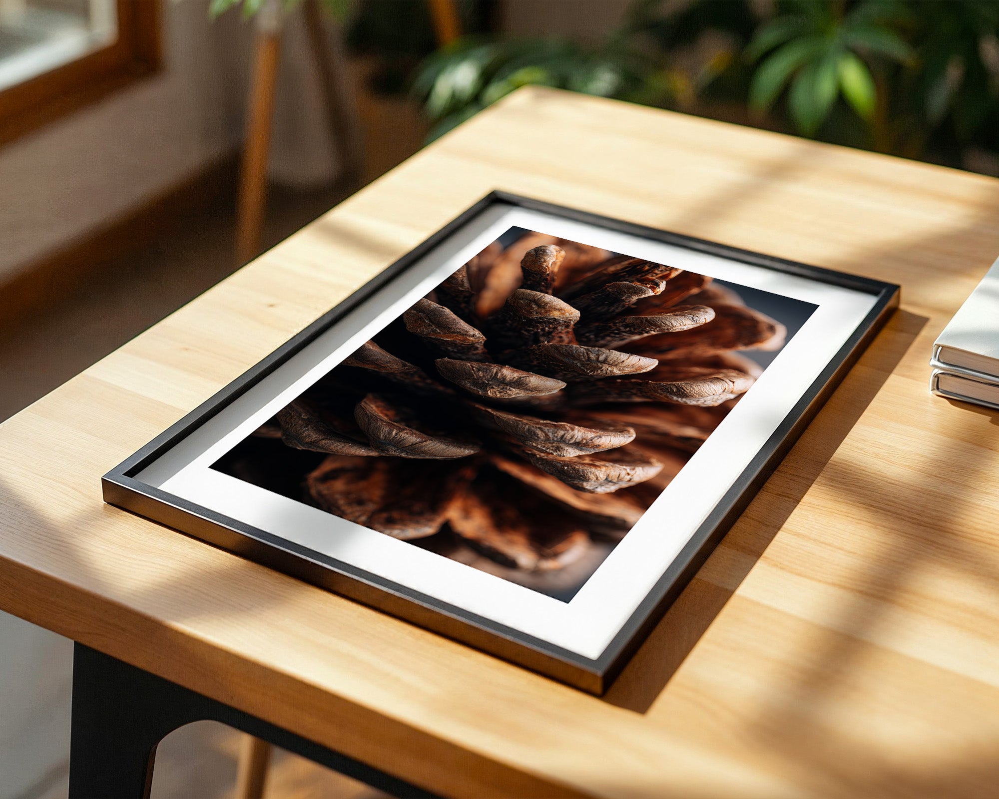 Zapfen Makro Naturtöne