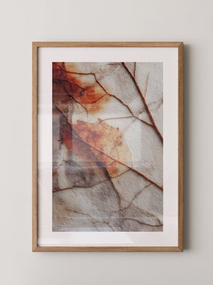 Herbstblatt Struktur Vintage