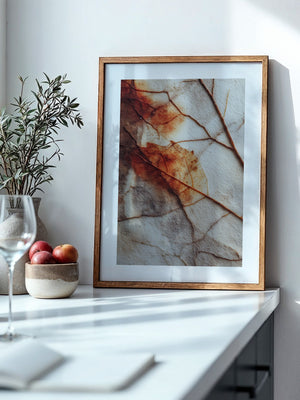 Herbstblatt Struktur Vintage