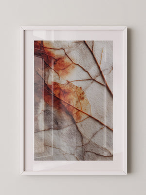 Herbstblatt Struktur Vintage