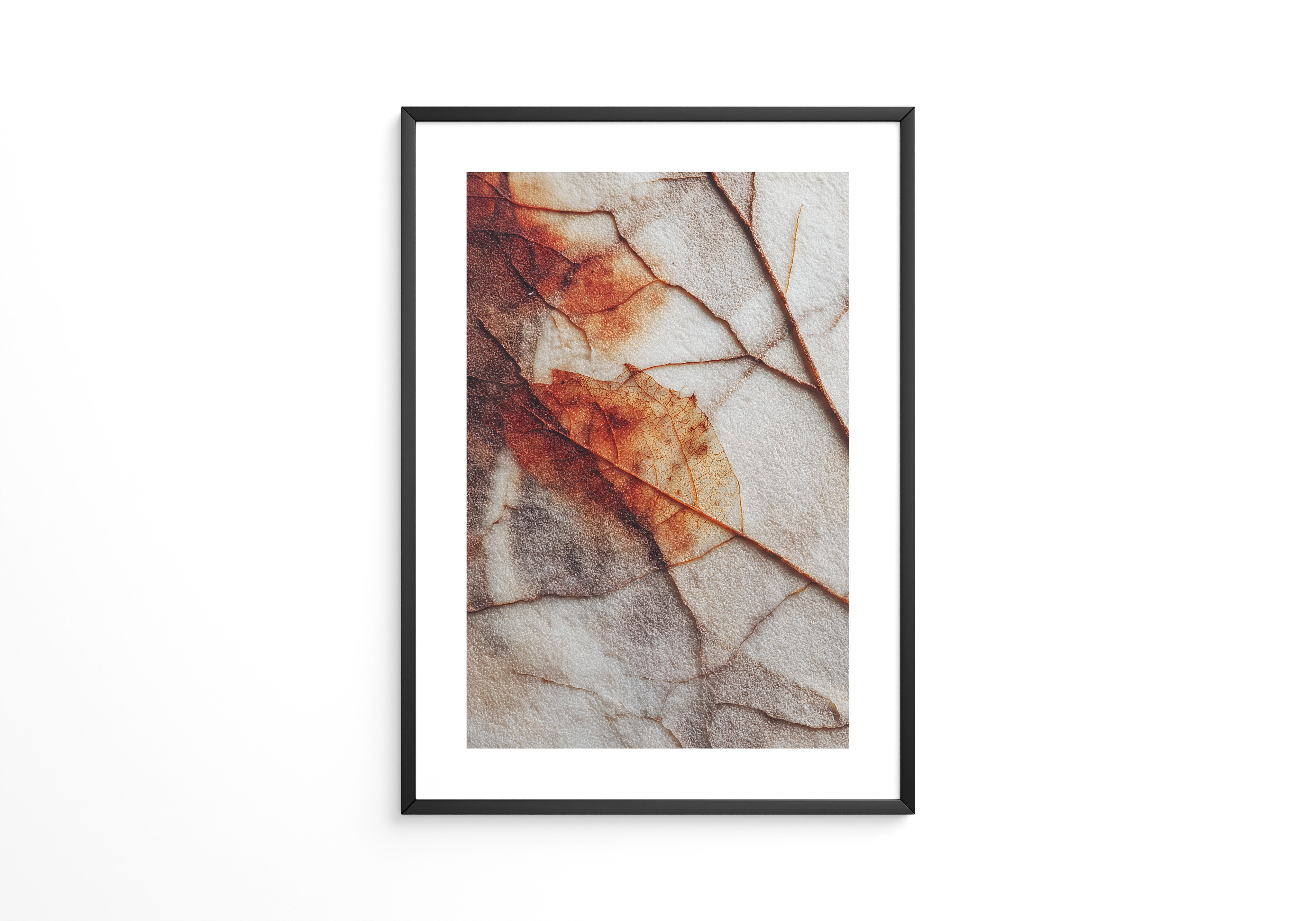 Herbstblatt Struktur Vintage