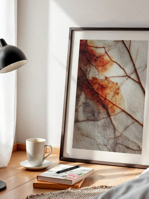 Herbstblatt Struktur Vintage