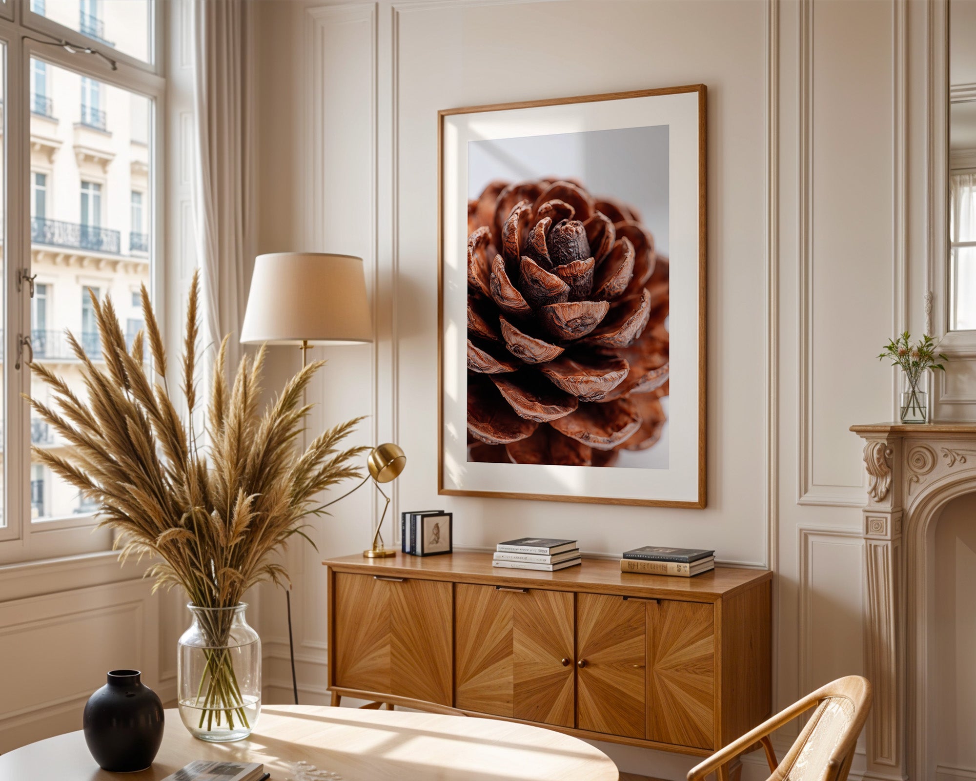 Tannenzapfen Makroaufnahme Braun