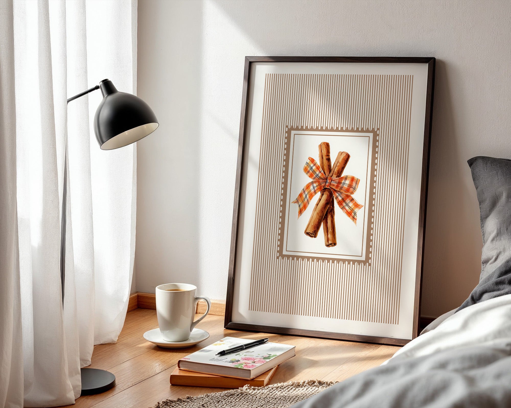 Zimtstangen Karoband Streifen