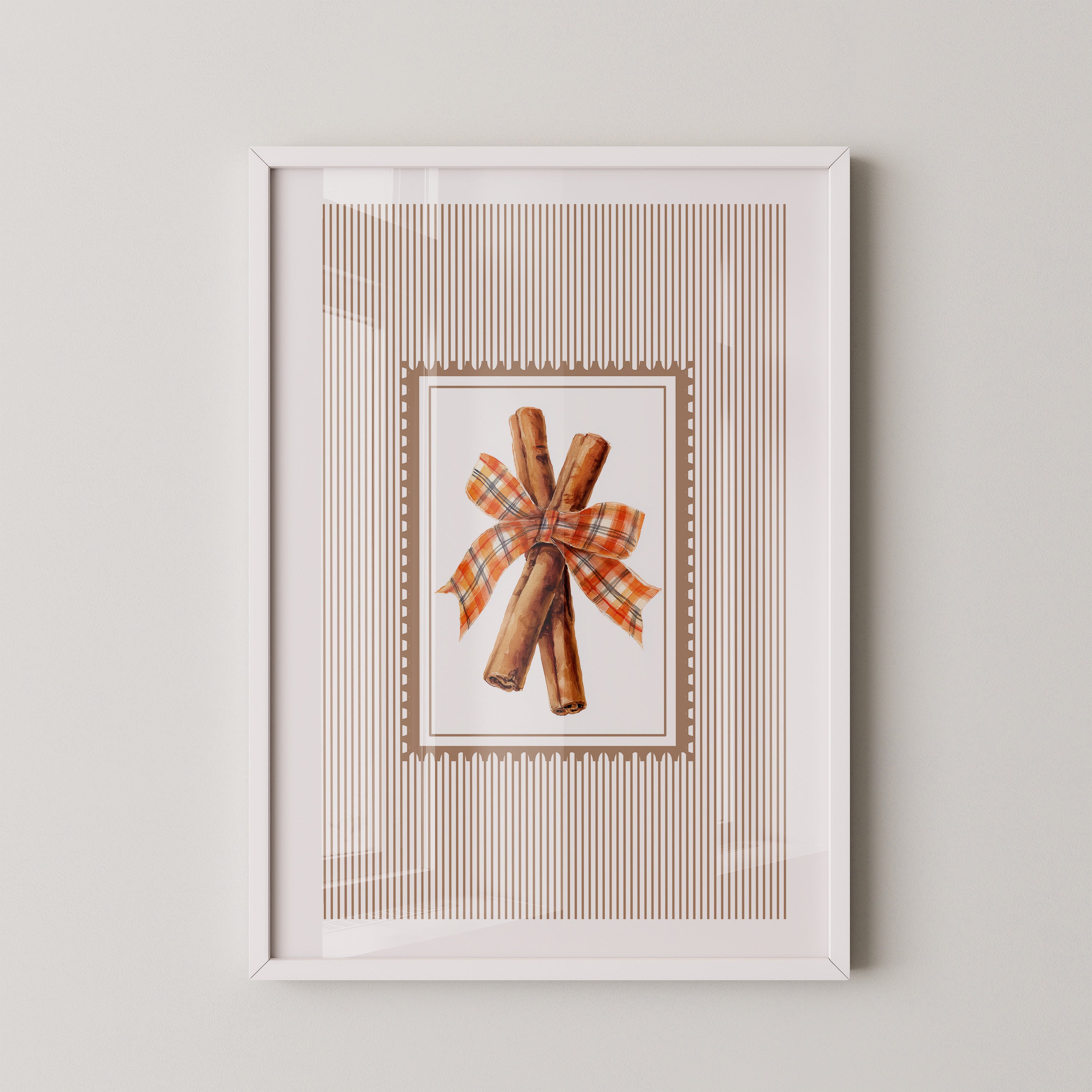 Zimtstangen Karoband Streifen