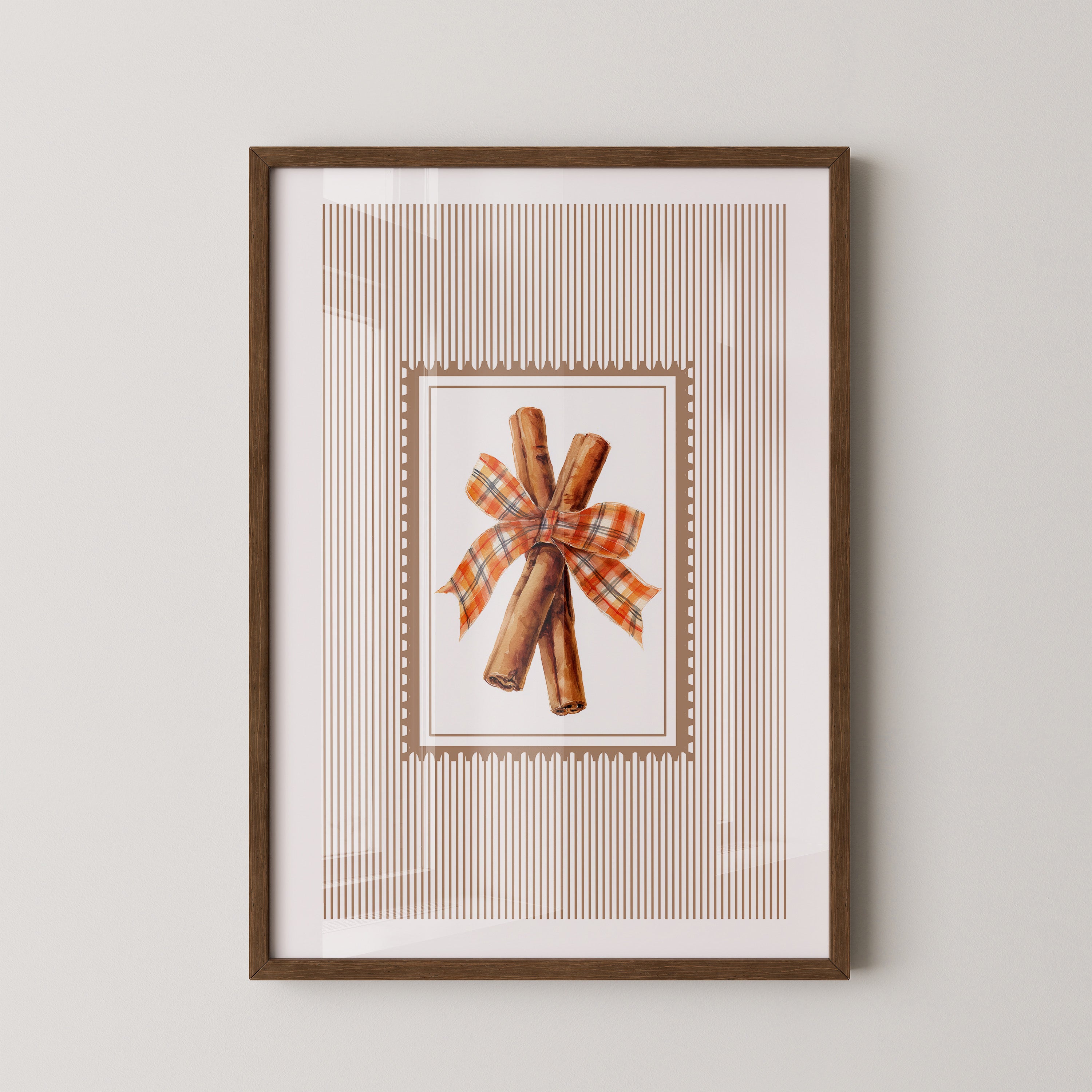 Zimtstangen Karoband Streifen