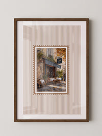 Pariser Café Herbstfarben