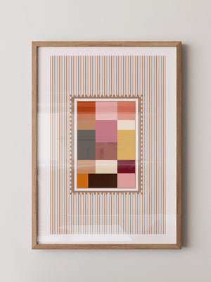 Farbquadrate Retro Look