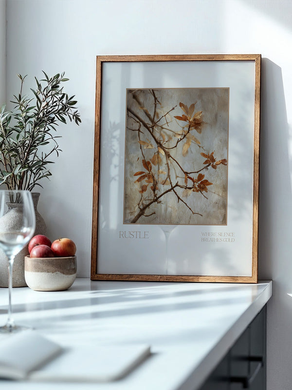 Herbstliche Zweige Vintage-Look