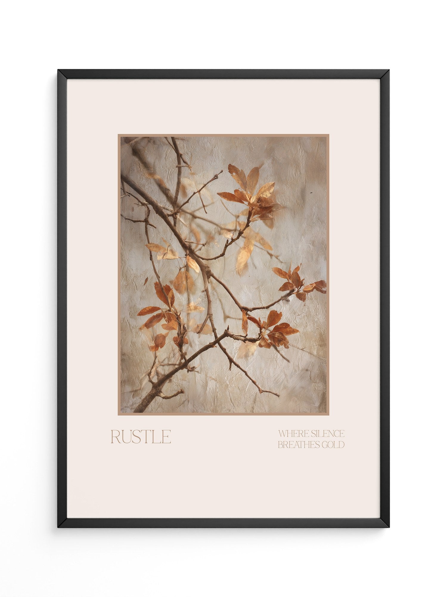 Herbstliche Zweige Vintage-Look