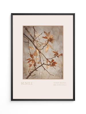 Herbstliche Zweige Vintage-Look
