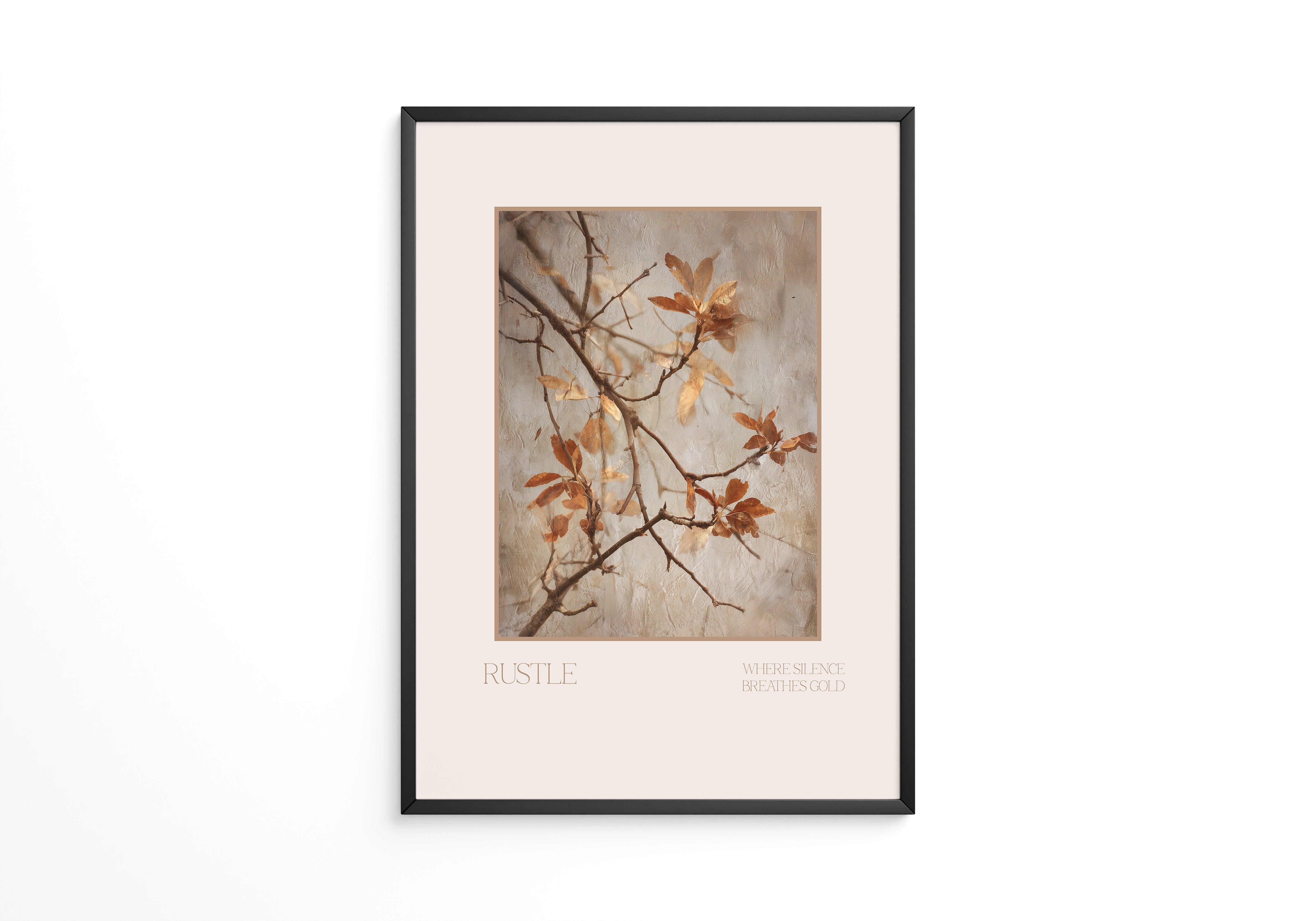 Herbstliche Zweige Vintage-Look