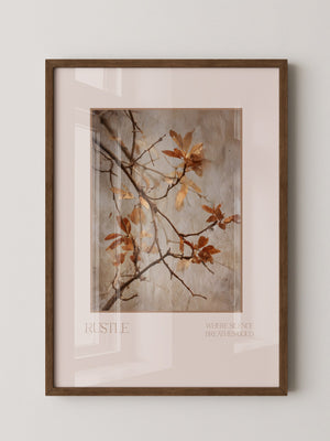 Herbstliche Zweige Vintage-Look