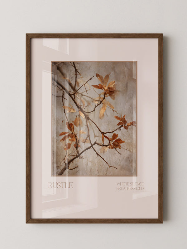 Herbstliche Zweige Vintage-Look