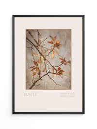Herbstliche Zweige Vintage-Look