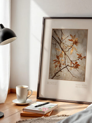 Herbstliche Zweige Vintage-Look