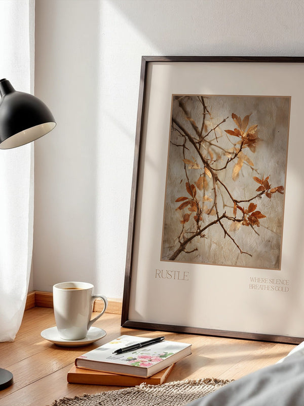 Herbstliche Zweige Vintage-Look